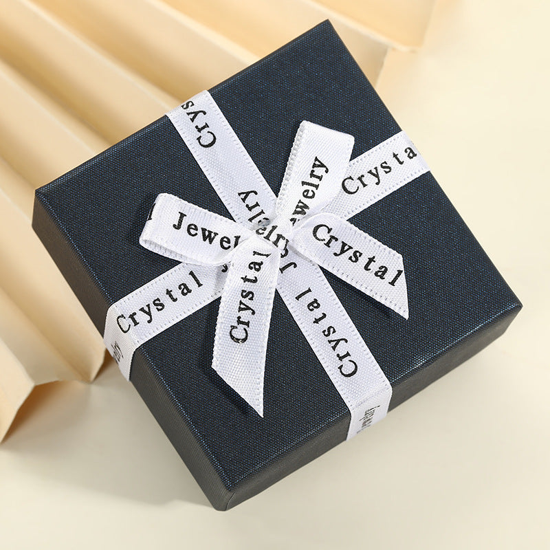 SCHMUCKSCHATULLE GESCHENKBOX MIT SCHLEIFE (OHNE LOGO)