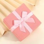 SCHMUCKSCHATULLE GESCHENKBOX MIT SCHLEIFE (OHNE LOGO)