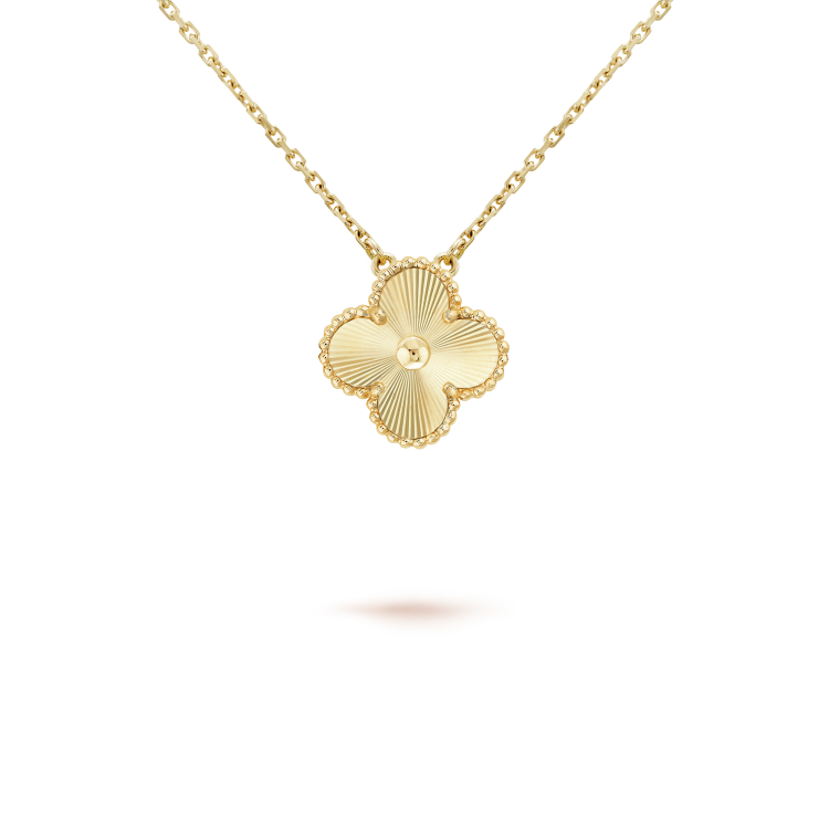 [Clover Jewelery]CLOVER 15MM LASER NECKLACE
