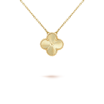 [Clover Jewelery]CLOVER 15MM LASER NECKLACE
