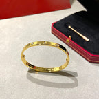 [Clover Jewelry]ラブブレスレット 6.1mm ダイヤモンド10石