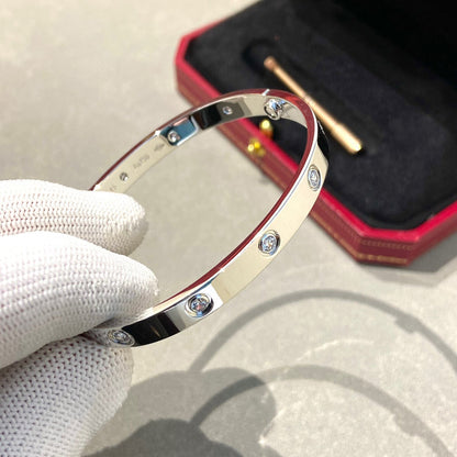 [Clover Jewelery]LOVE BRACELET 6.1MM 10 DIAMONDS