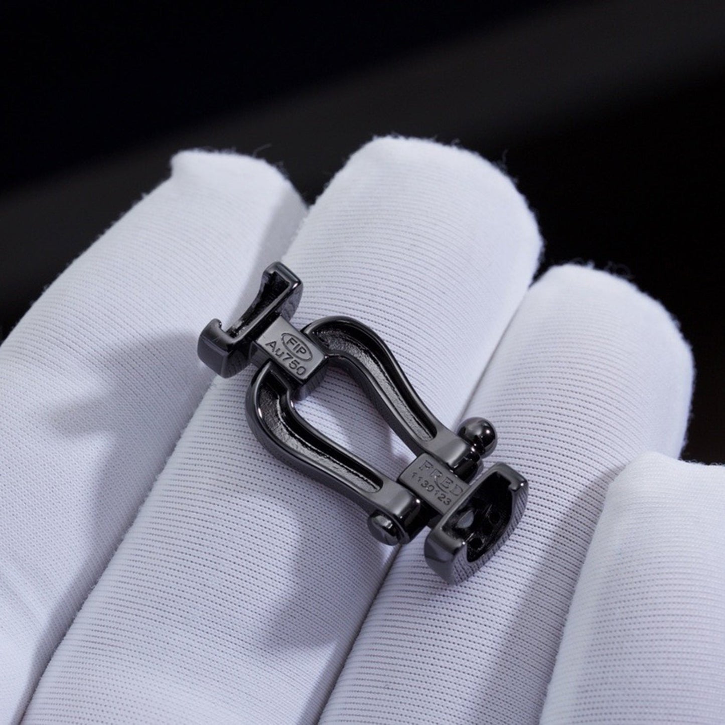 [Clover Jewelery]FORCE LARGE SERIES HORSESHOE BLACK SAMURAI BRACELET