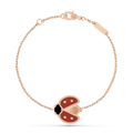 [Clover Jewelry]LUCKY SPRING 1 MOTIF PINK GOLD BRACELET