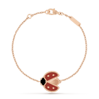 [Clover Jewelry]LUCKY SPRING 1 MOTIF PINK GOLD BRACELET