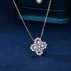 [Clover Jewelry]LOOP NECKLACE FULL MOTIF DIAMOND 16MM MULTIPLE COLORS