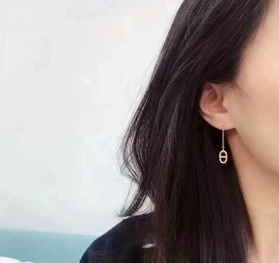 [Clover Jewelery]CHAINE TASSEL EARRINGS