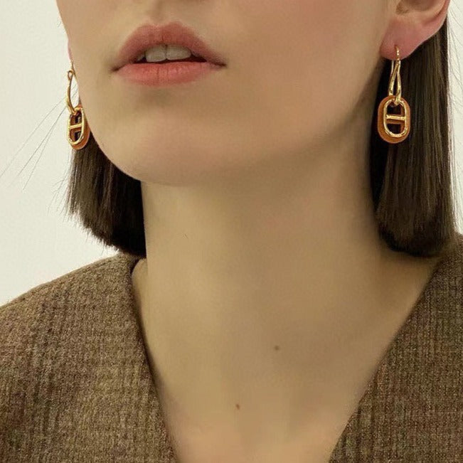 [Clover Schmuck]HM O'MAILLON GOLDENE OHRRINGE
