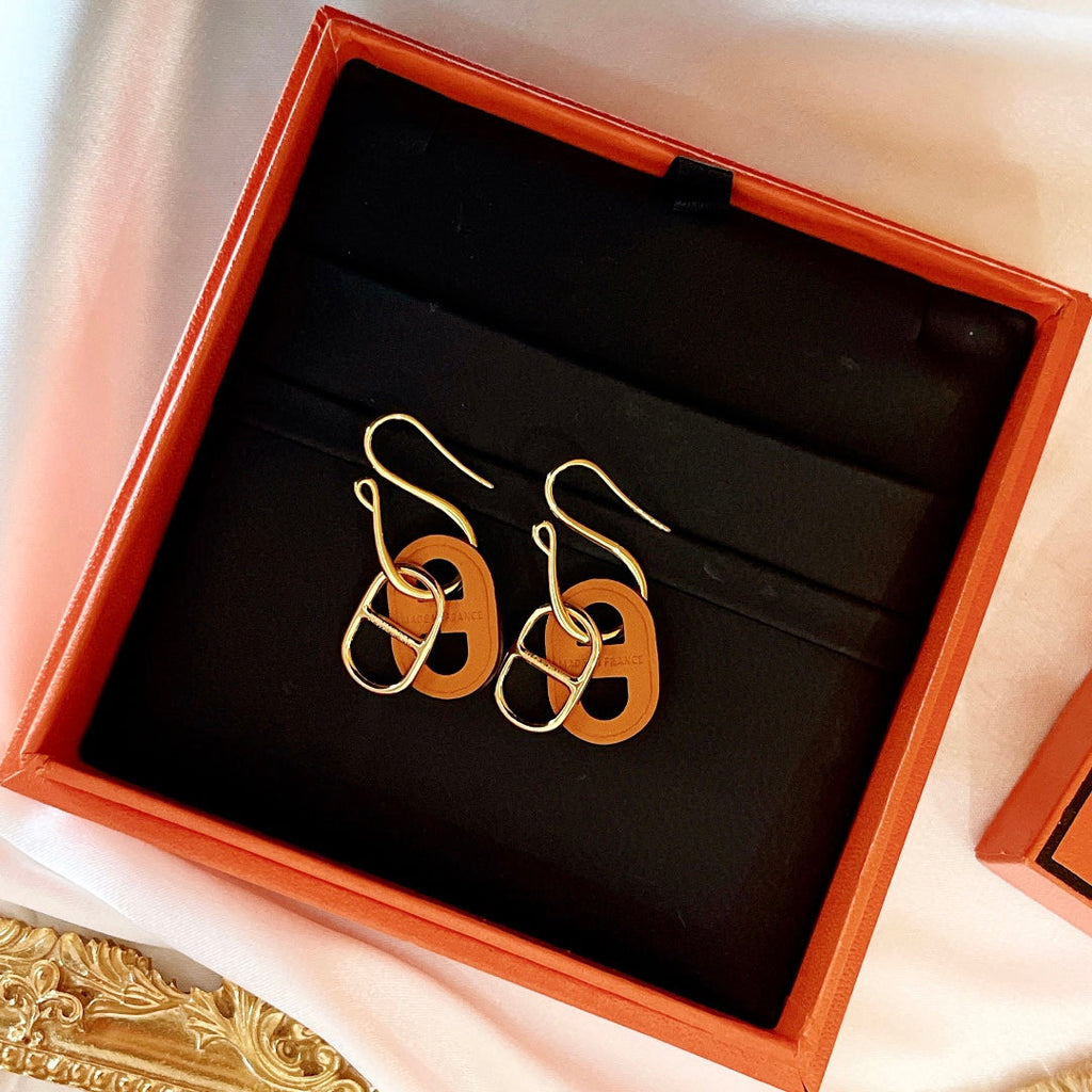 [Clover Schmuck]HM O'MAILLON GOLDENE OHRRINGE