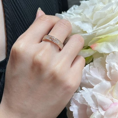[Clover Jewelery]KELLY PINK GOLD DIAMOND RING