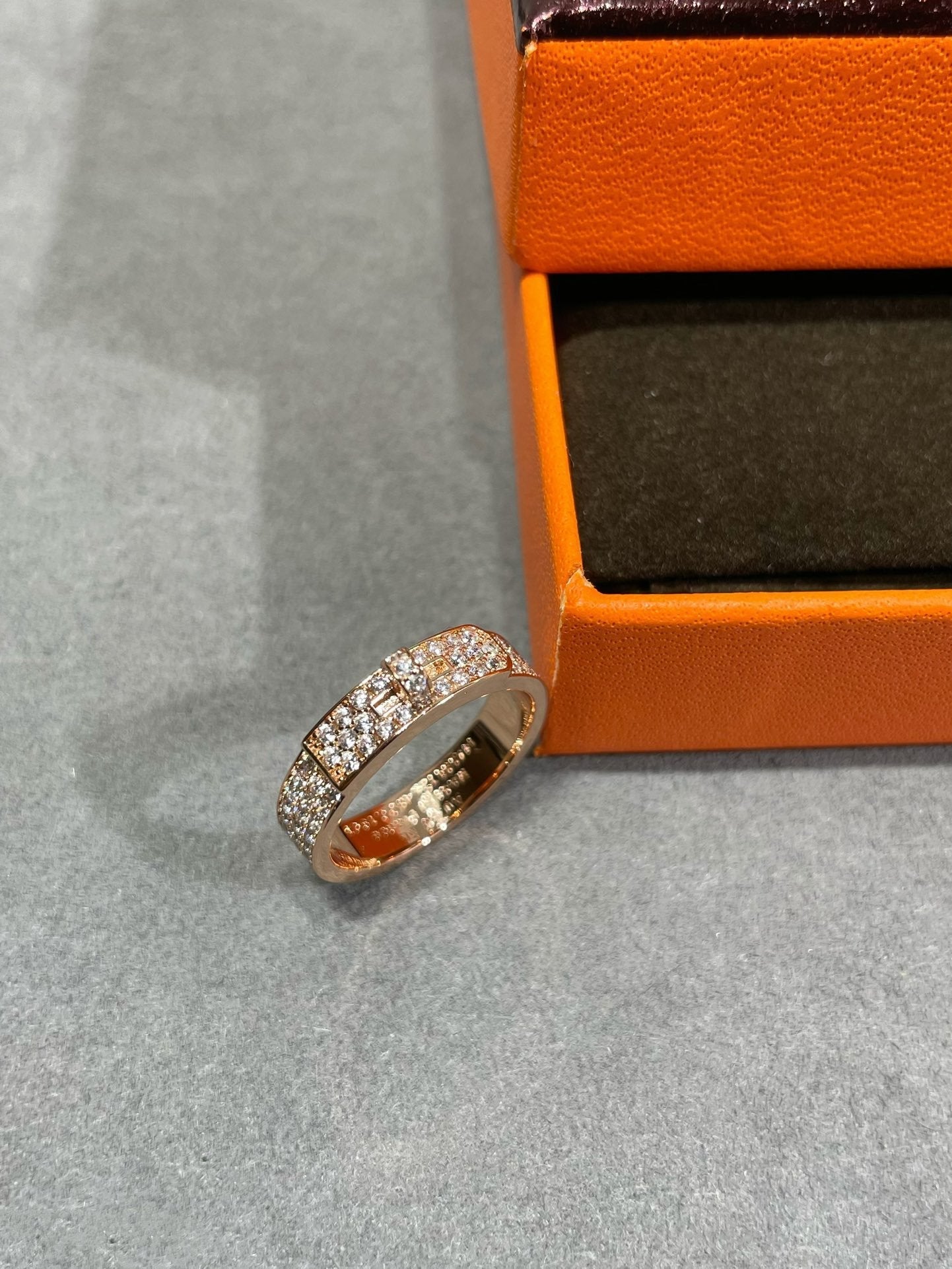 [Clover Jewelery]KELLY PINK GOLD DIAMOND RING