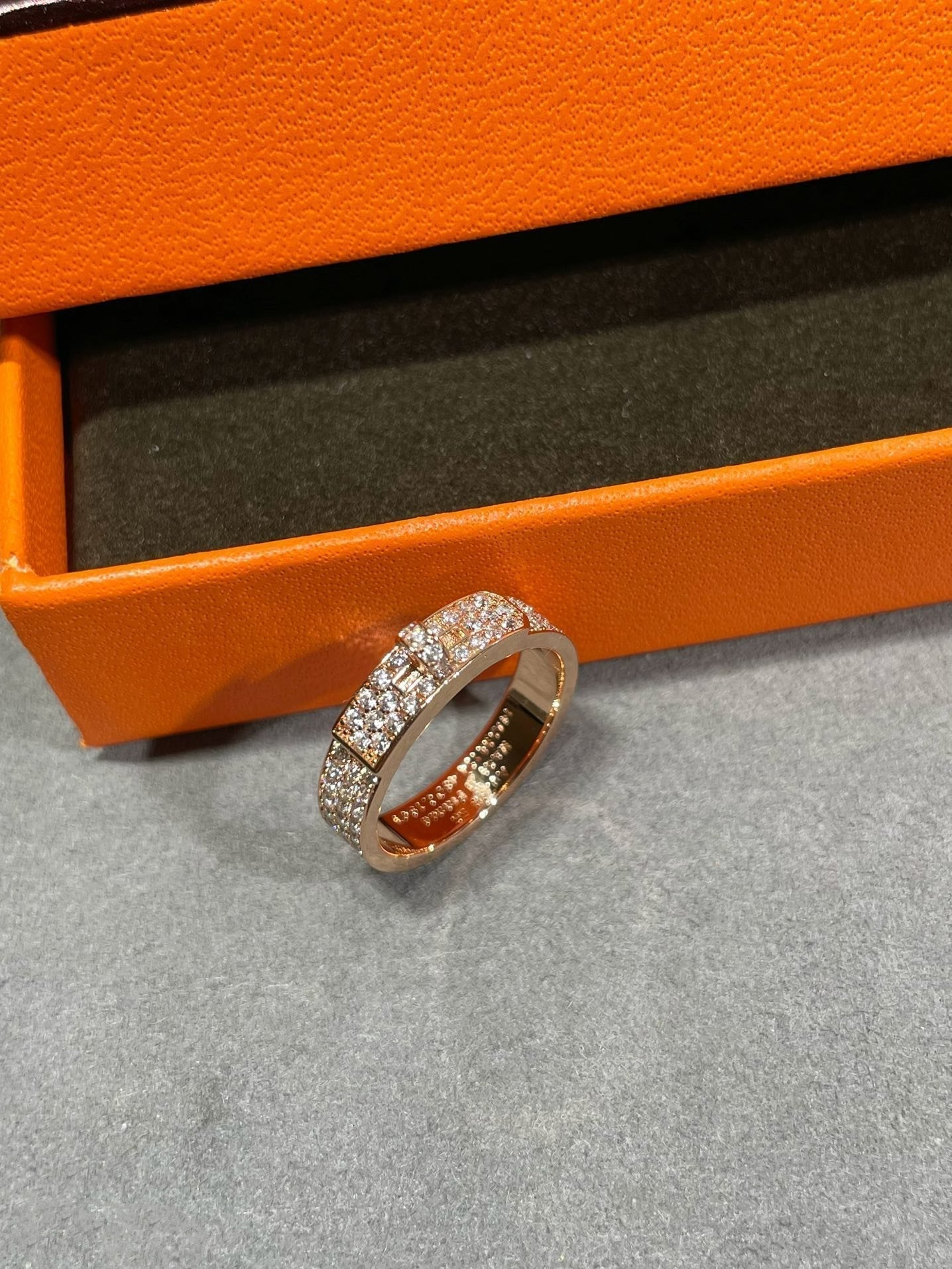 [Clover Jewelry]KELLY PINK GOLD DIAMOND RING