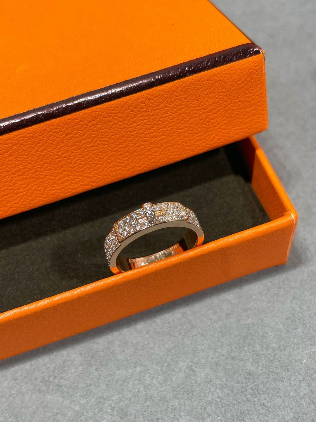 [Clover Jewelry]KELLY PINK GOLD DIAMOND RING