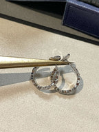 [Clover Jewelry]Hohles Design Vierblättriges Kleeblatt Ring