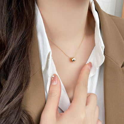 [Clover Jewelery]BEE MINI PEDANT DIAMOND NECKLACE