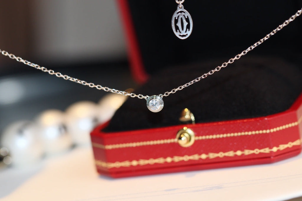 [Clover Jewelry]DAMOUR ダイヤモンドネックレス