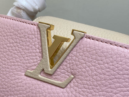 CAPUCINES MINI 21 IN LIGHT PINK TAURILLON LOVELOCK GOLD HARDWARE
