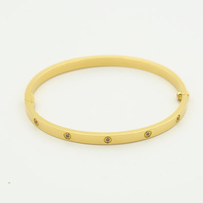 [Clover Jewelery]LOVE BRACELET 3.65MM 10 DIAMONDS