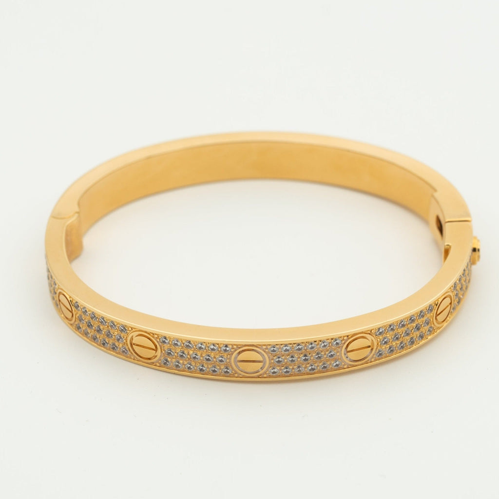 [Clover Jewelry]LOVE BRACELET 6.1MM DIAMOND-PAVED