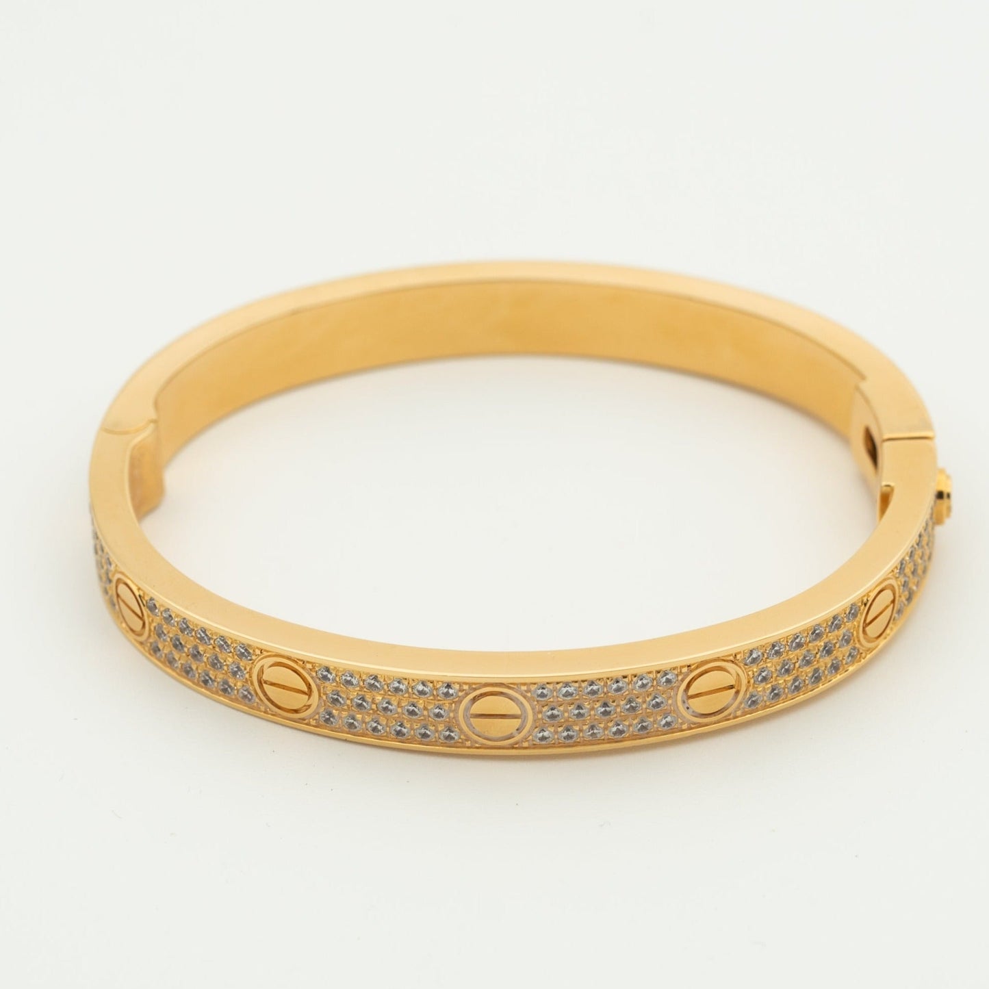 [Clover Jewelery]LOVE BRACELET 6.1MM DIAMOND-PAVED