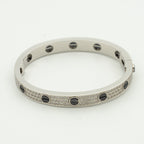 [Clover Jewelry]LOVE BRACELET 6.1MM DIAMOND-PAVED CERAMIC
