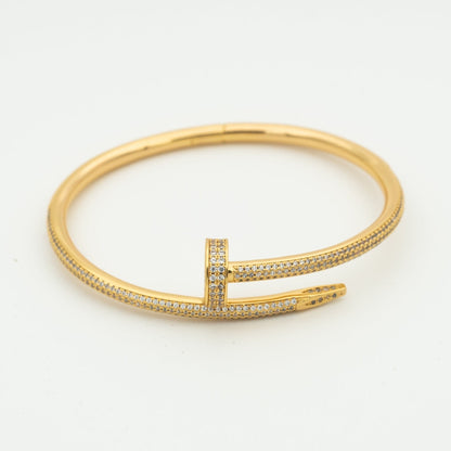 [Clover Jewelery]JUSTE BRACELET 3.5MM ALL DIAMONDS
