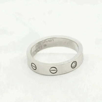 [Clover Jewelery]LOVE RING 4MM 1 DIAMOND SILVER