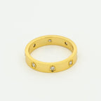 [クローバージュエリー] LOVE リング 3.6MM 8 ダイヤモンド