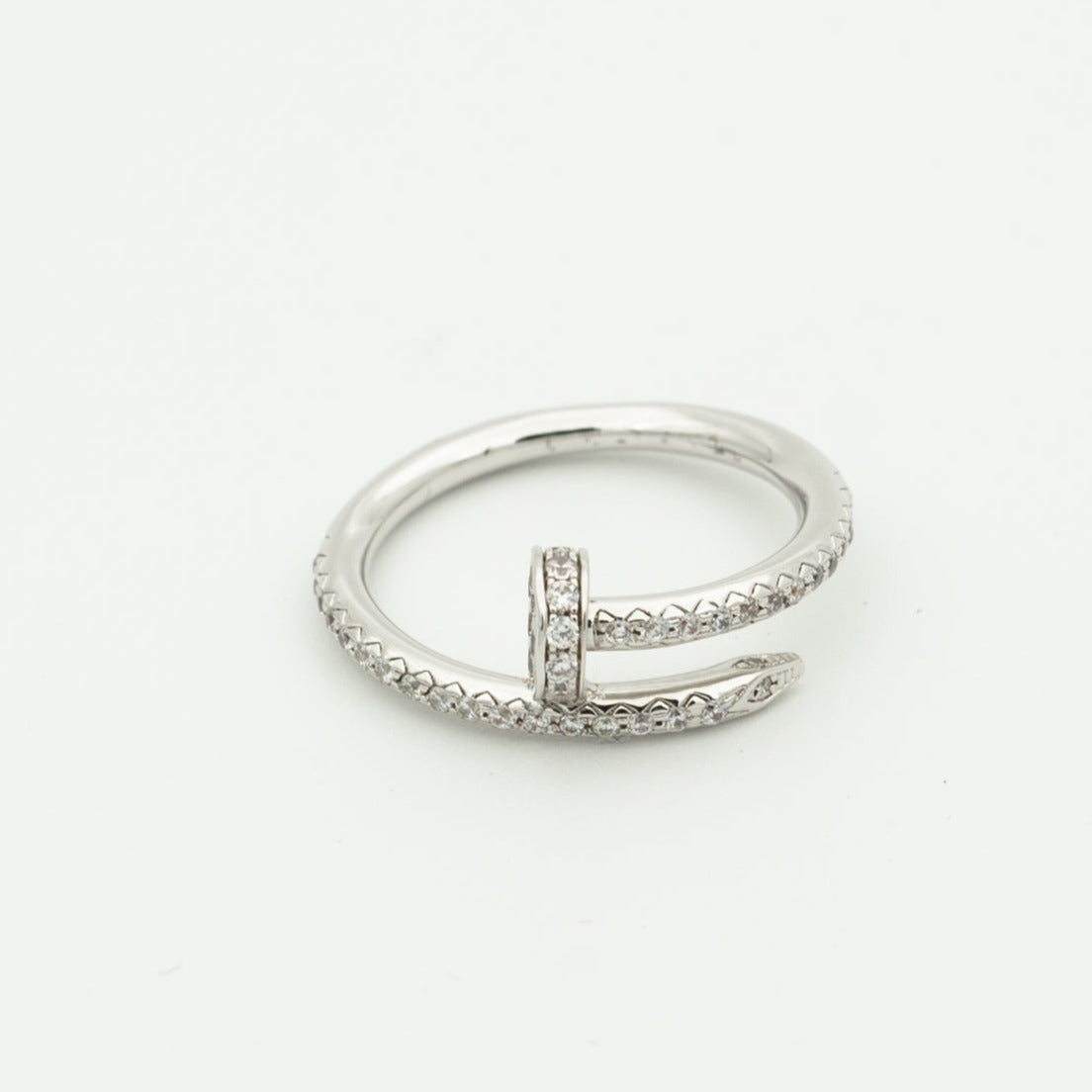 [Clover Jewellery]JUSTE RING 1,8 MM SILBER DIAMANTEN