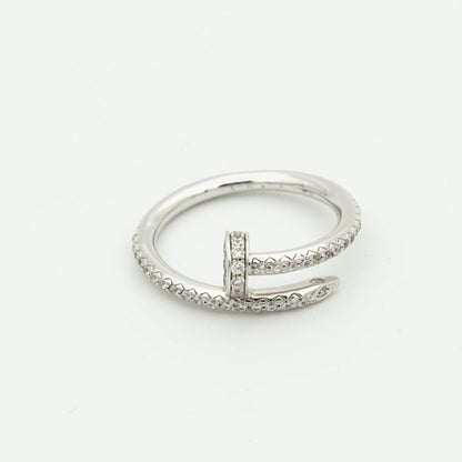 [Clover Jewellery]JUSTE RING 1,8 MM SILBER DIAMANTEN