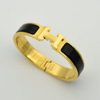 [Clover Jewelry]H ブラックブレスレット