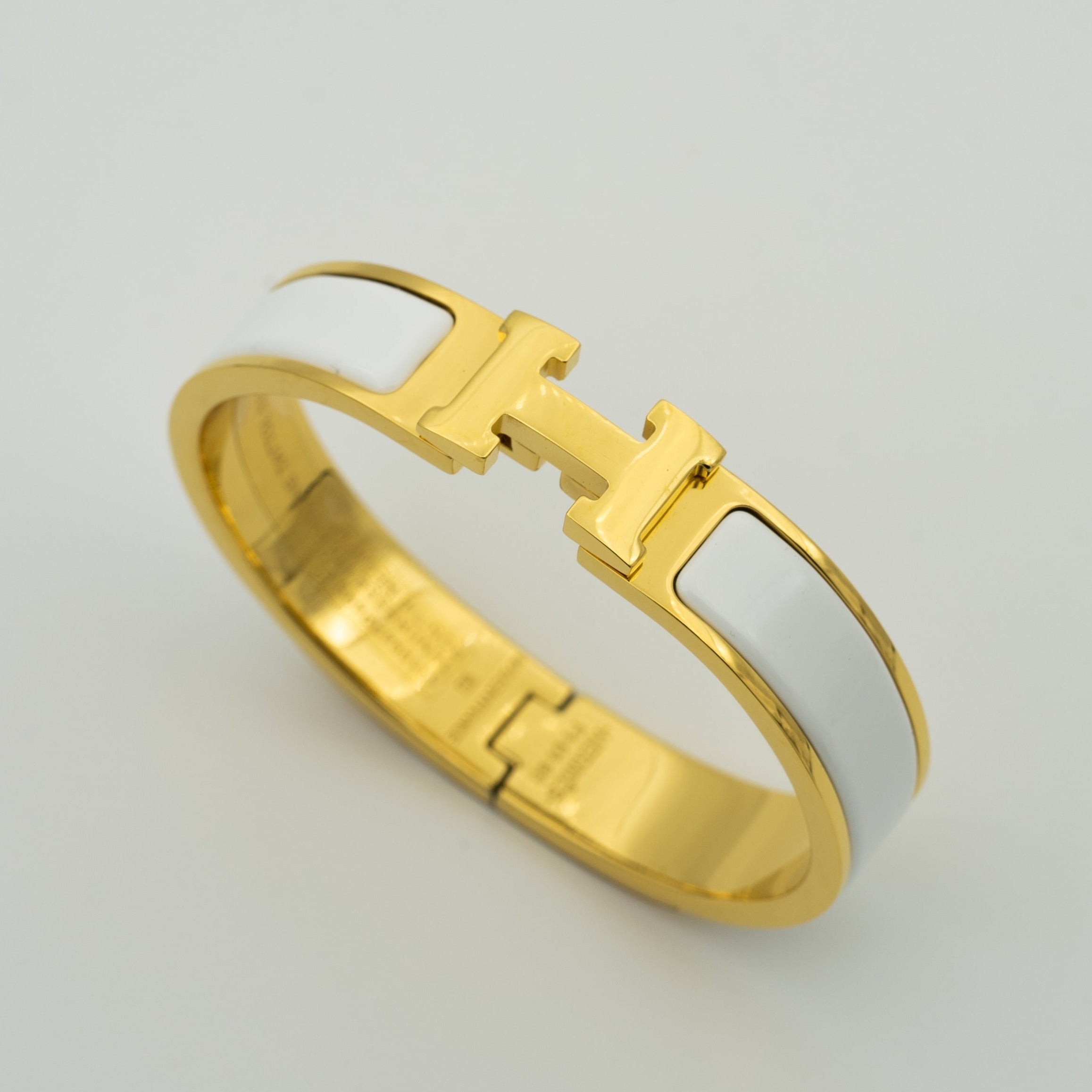 [Clover Jewelry]H WHITE BRACELET