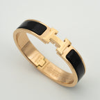 [Clover Jewelry]H ブラックブレスレット