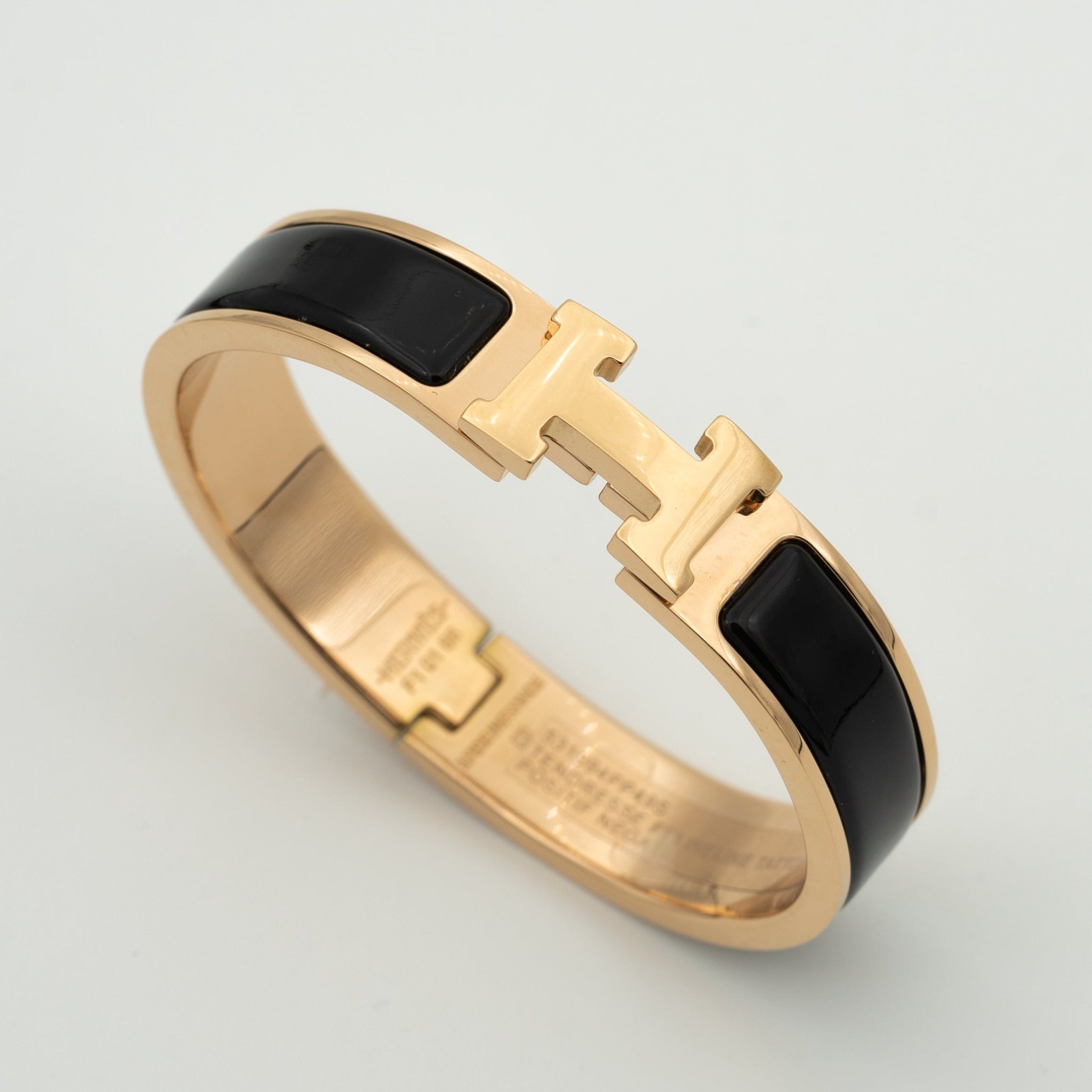 [Clover Jewelry]H ブラックブレスレット