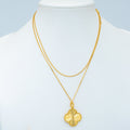 [Clover Jewelry]CLOVER 25MM PEDANT NECKLACE GOLD