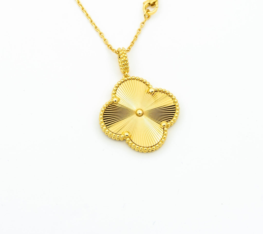 [Clover Jewelry]CLOVER 25MM PEDANT NECKLACE GOLD