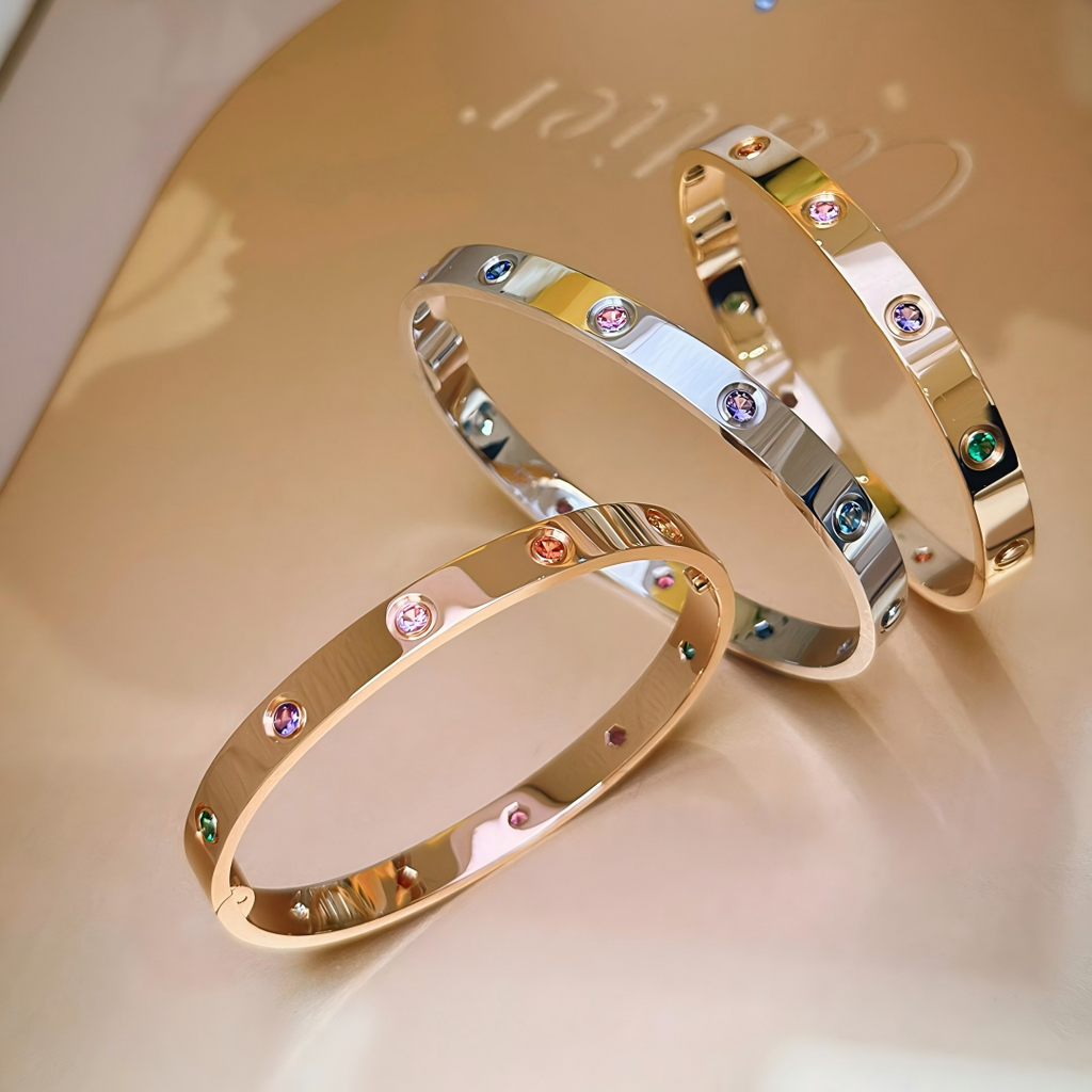 [Clover Jewelry]2026 RAINBOW LOVE BRACELET 6.1MM  10 DIAMONDS