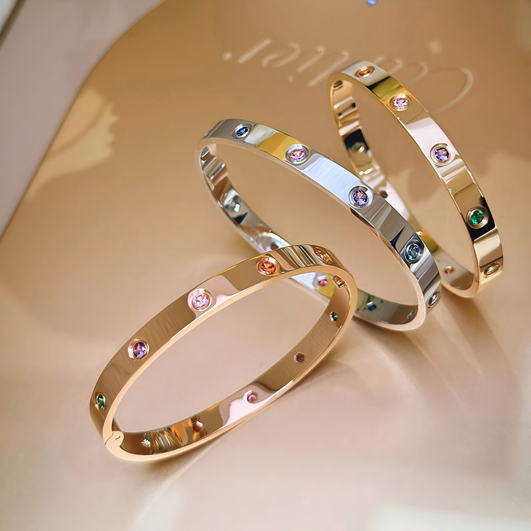 [Clover Jewelry]2026 RAINBOW LOVE BRACELET 6.1MM  10 DIAMONDS