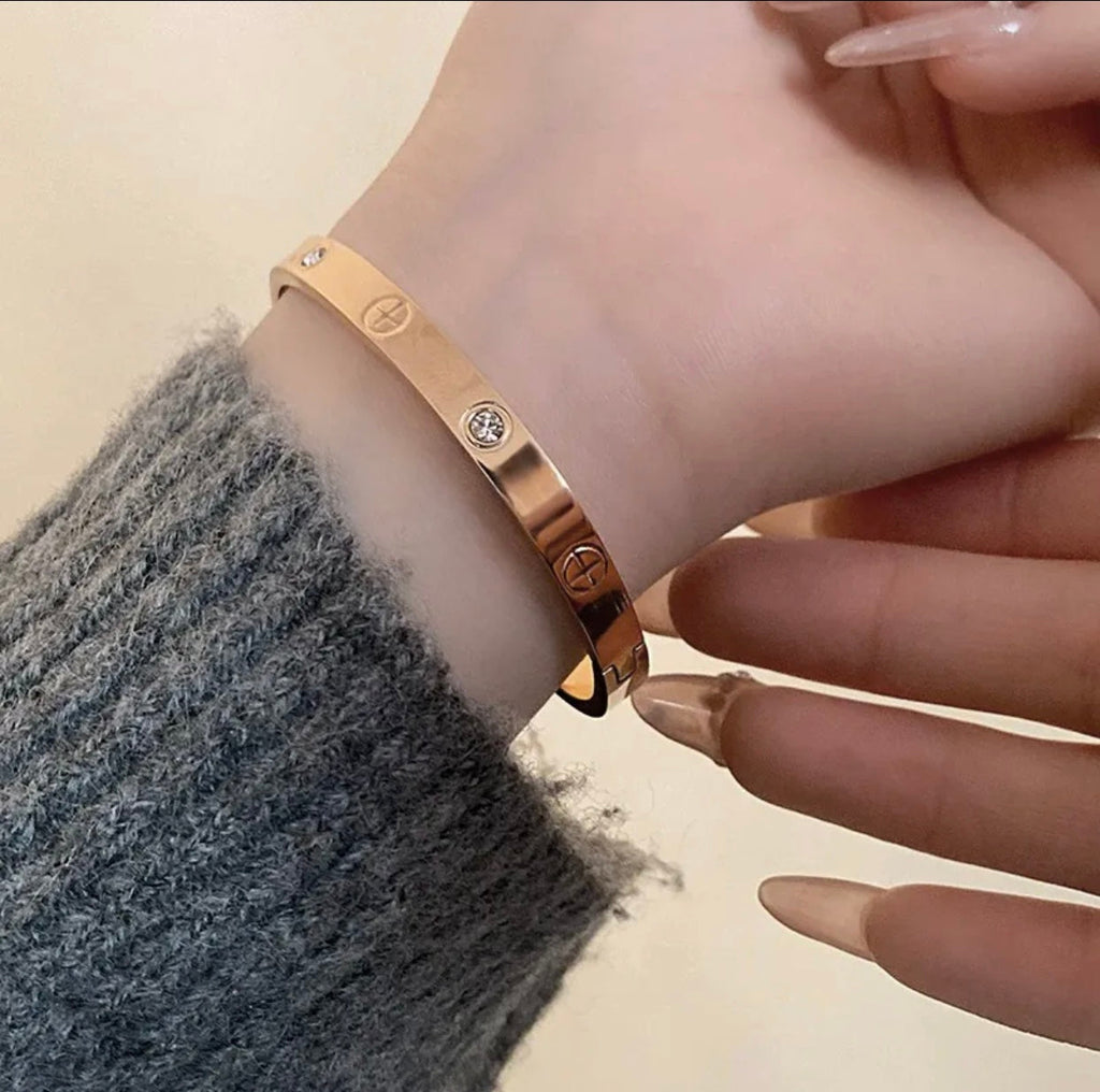 [Clover Jewelry]2026 RAINBOW LOVE BRACELET 6.1MM  10 DIAMONDS