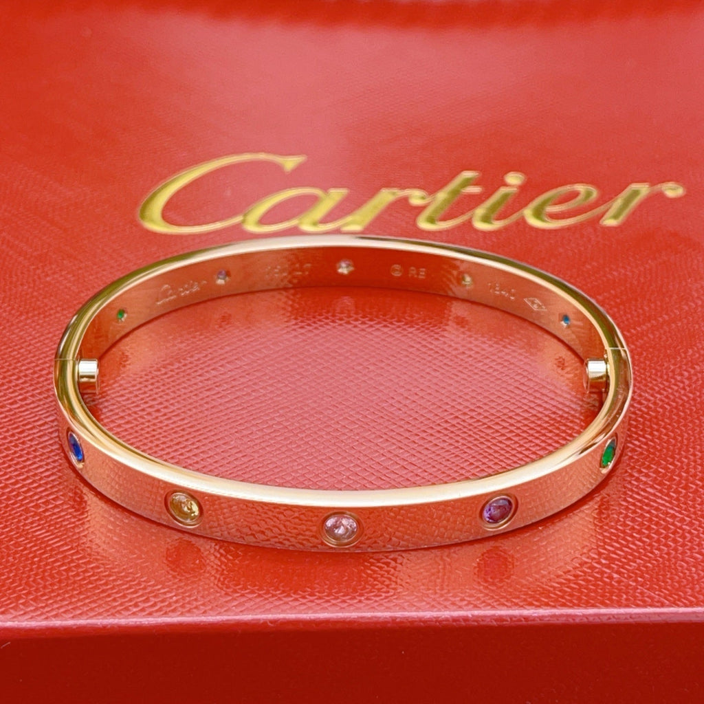 [Clover Jewelry]2026 RAINBOW LOVE BRACELET 6.1MM  10 DIAMONDS