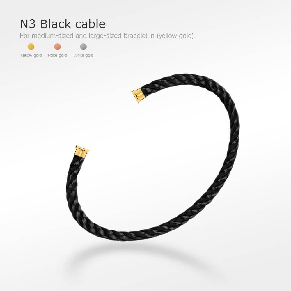 [Clover Jewelry]FORCE SERIES BRACELET CABLES 50 CHOICES (DIY SELECTION)