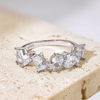 [Clover Schmuck]Zarter Mehrfachschliff-Ring