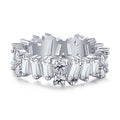 [Clover Jewelry]Zarter Tennisring mit verschiedenen Formen