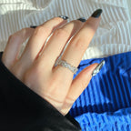 [Clover Jewelry]Zarter Tennisring mit verschiedenen Formen