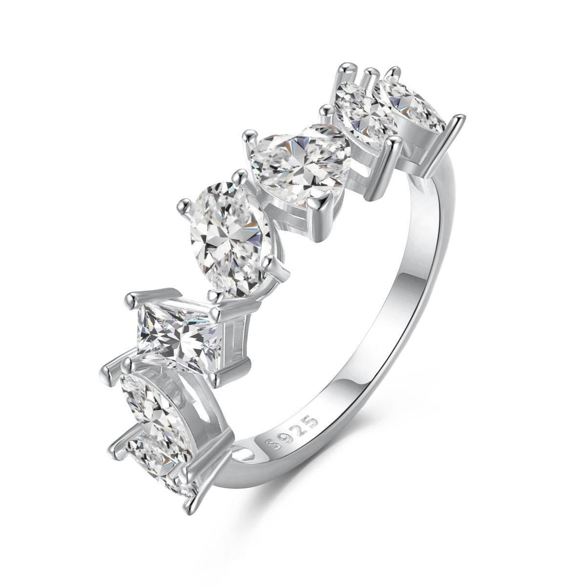 [Clover Schmuck]Zarter Mehrfachschliff-Ring