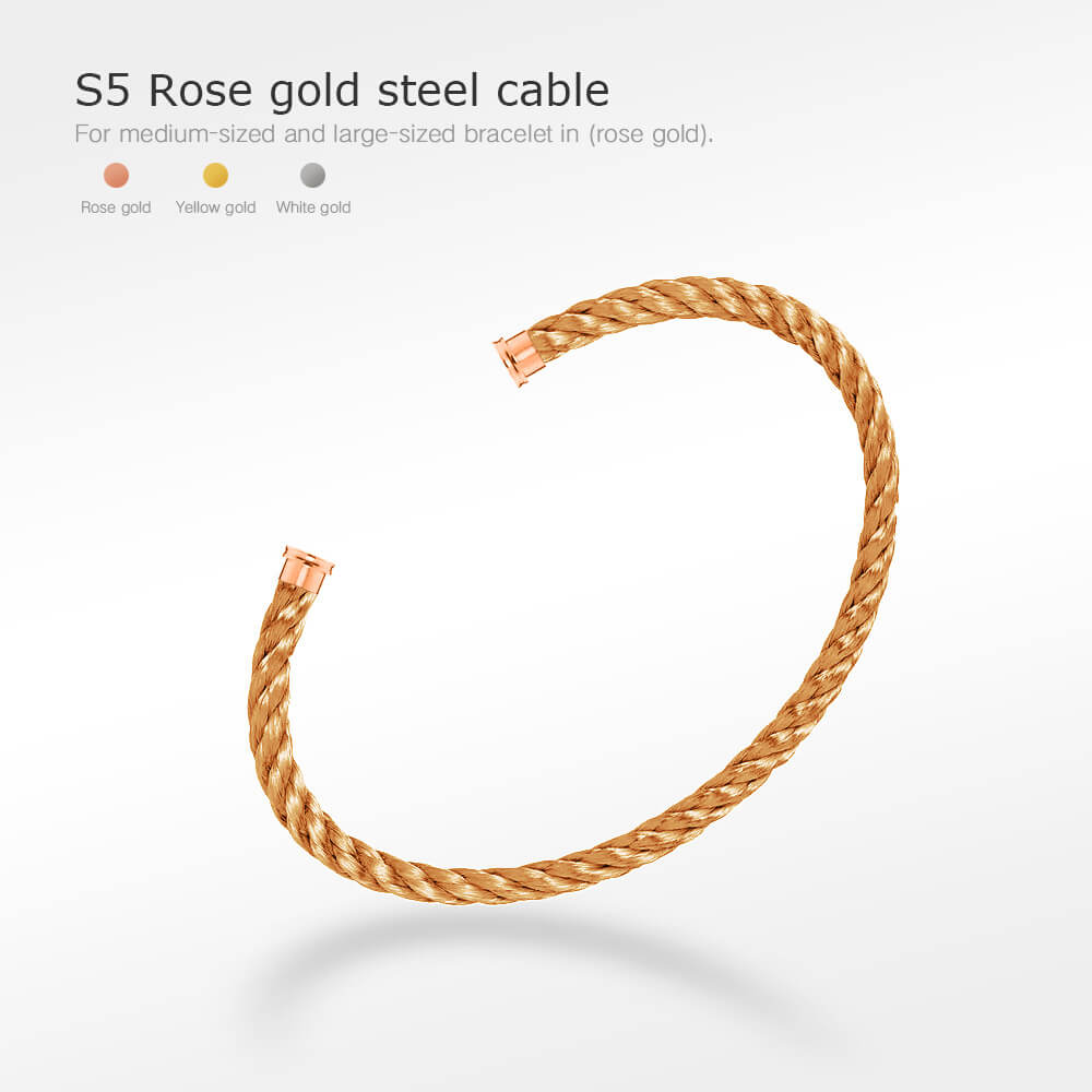 [Clover Jewelry]フォースシリーズ ブレスレットケーブル 50選 (DIYセレクト)