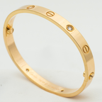 [Clover Jewelry]LOVE BRACELET 6.1MM 4 DIAMONDS