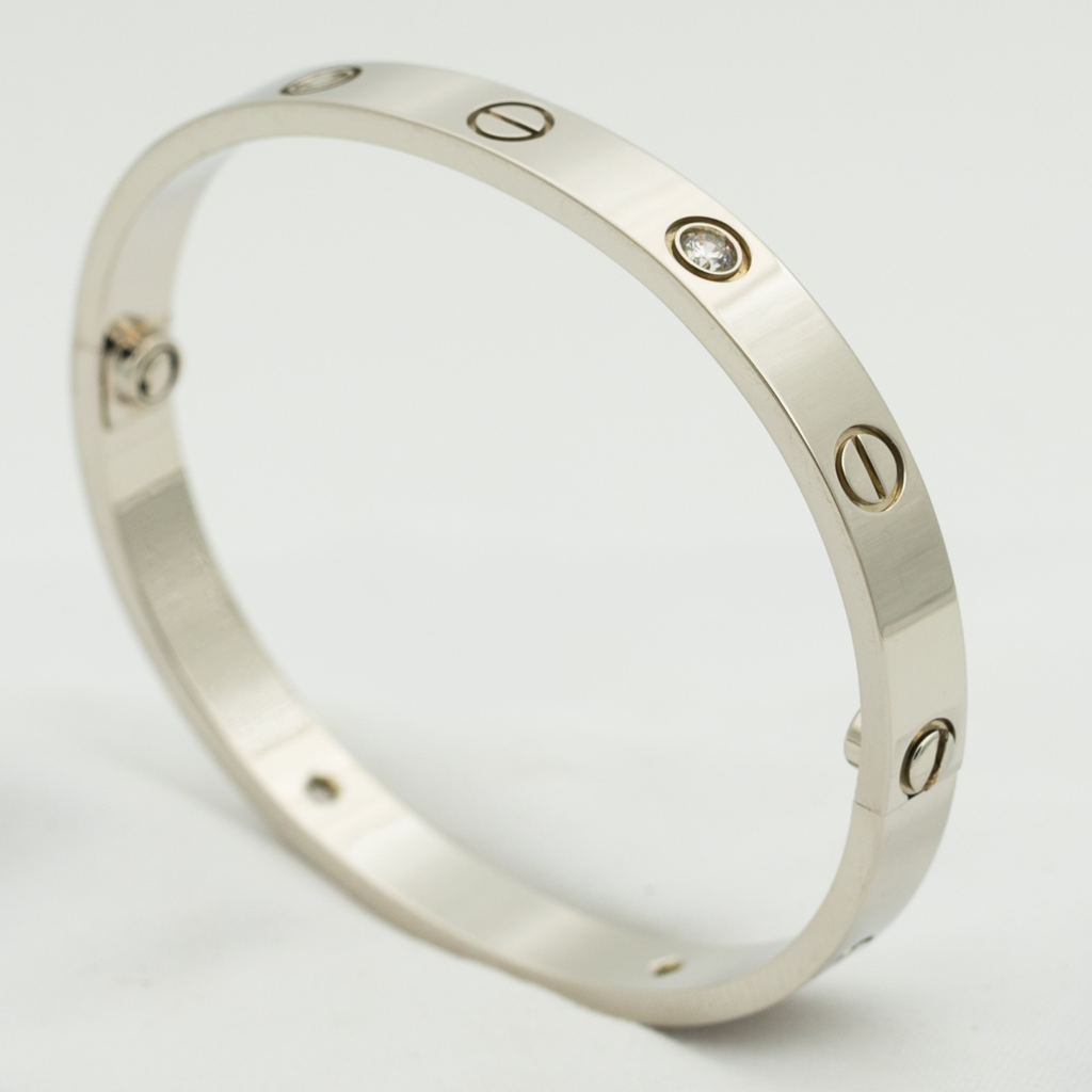 [Clover Jewelry]LOVE BRACELET 6.1MM 4 DIAMONDS