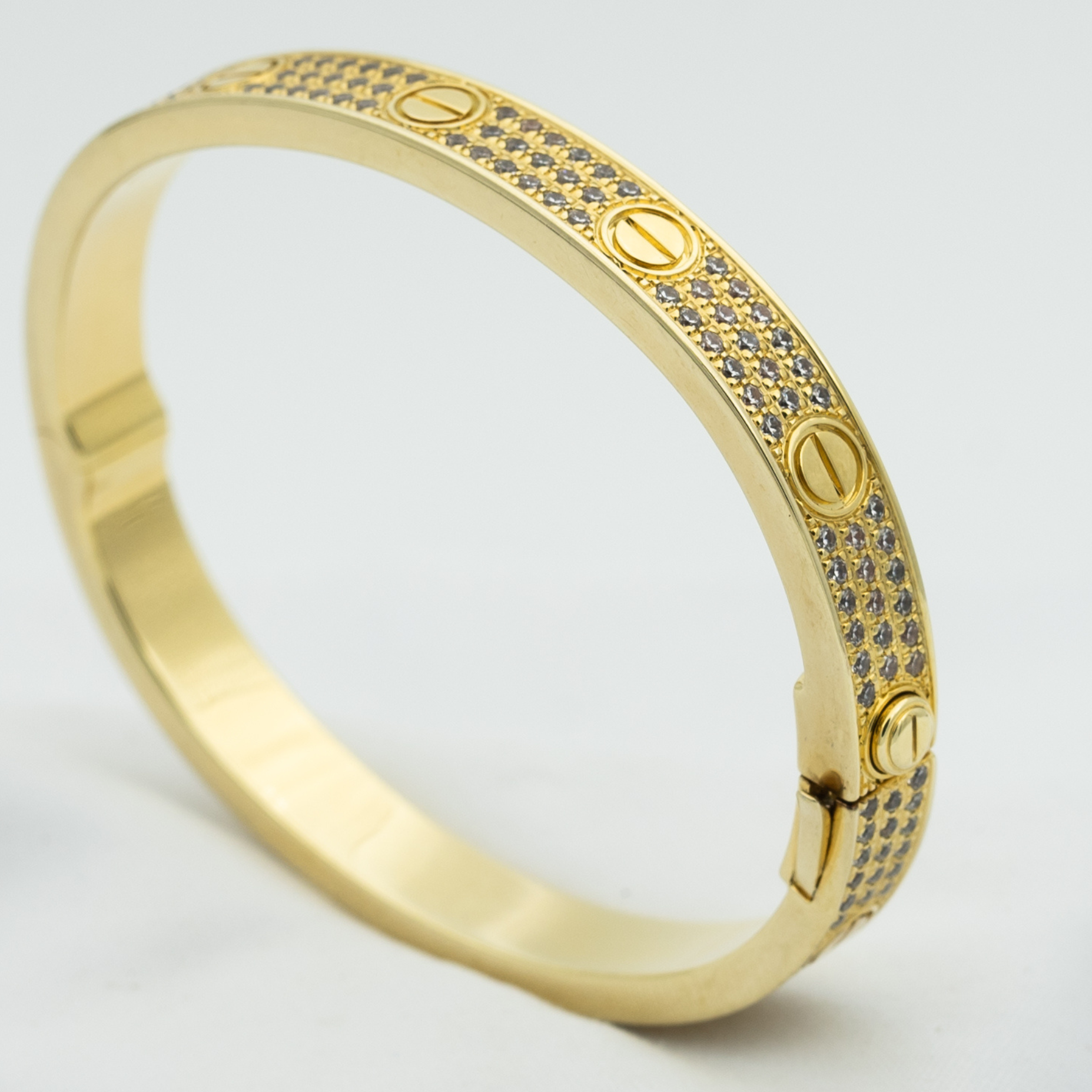 [Clover Jewelry]LIEBESARMREIFEN 6.1MM DIAMANTBESETZT