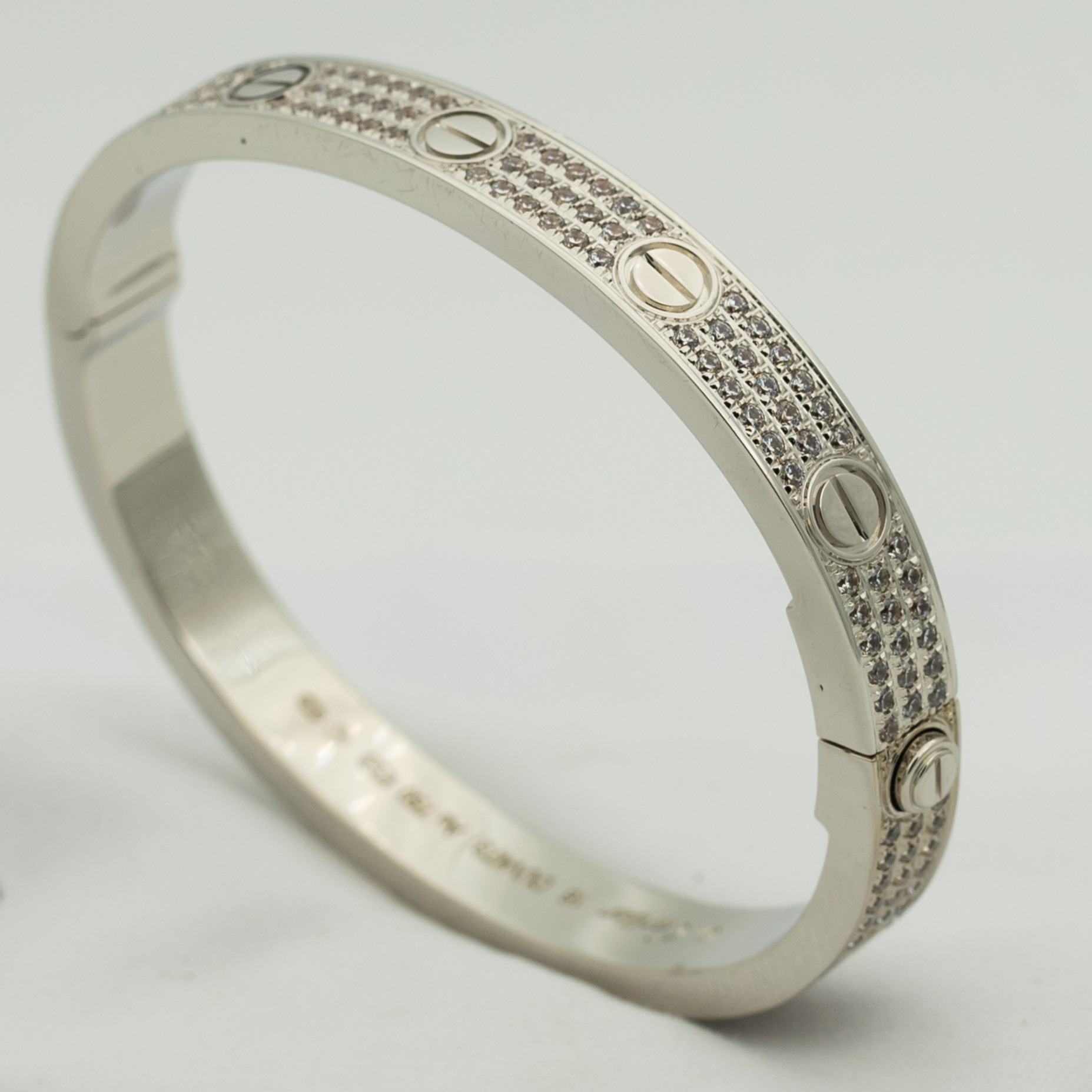 [Clover Jewelry]LIEBESARMREIFEN 6.1MM DIAMANTBESETZT